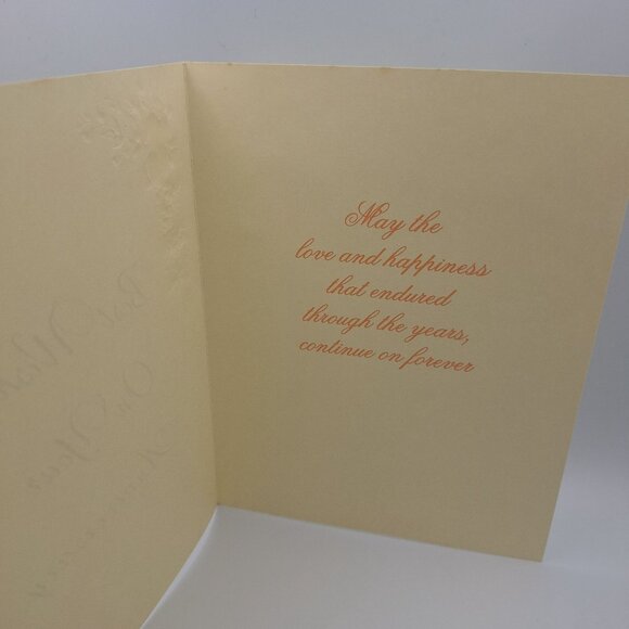 Vintage Anniversary Greeting Cards Elegant Embossed Designs Doves Best Wishes - Picture 11 of 12